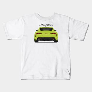 Rear Supra 5th Generation GR A90 green light Kids T-Shirt